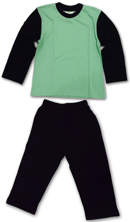 Pijama menino 98/104 - Verde/preto
