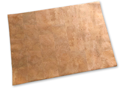 Folha Cortia nobre natural 70x100cm adesiva