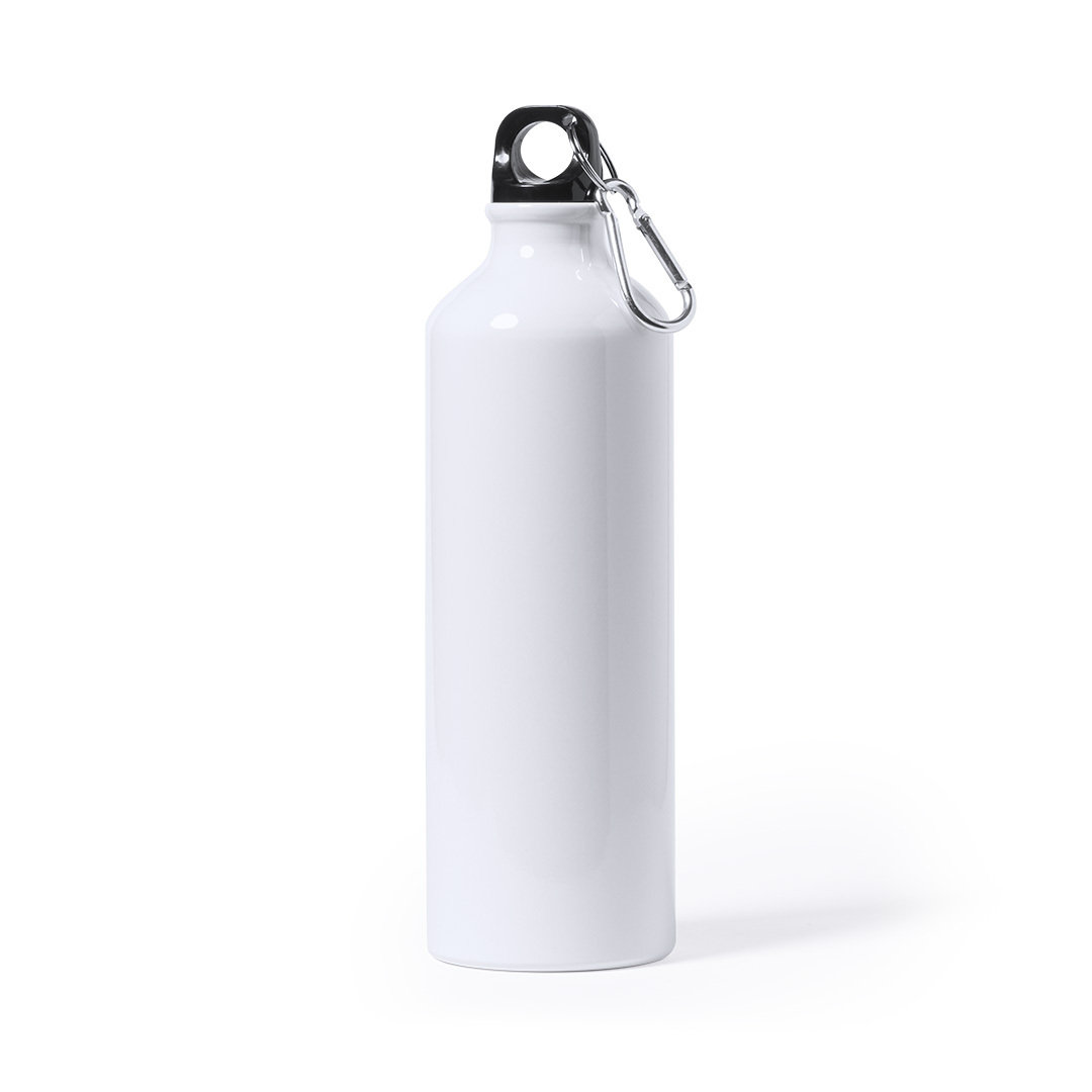 Garrafa de aluminio branco 800ml