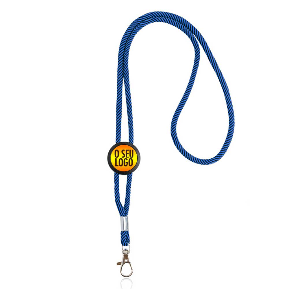 Fita de pescoo Azul Marinho