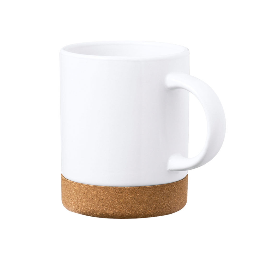 Caneca cermica com cortia