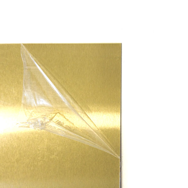 Chapa 30x60cm - Satinado Dourado - 0,45mm