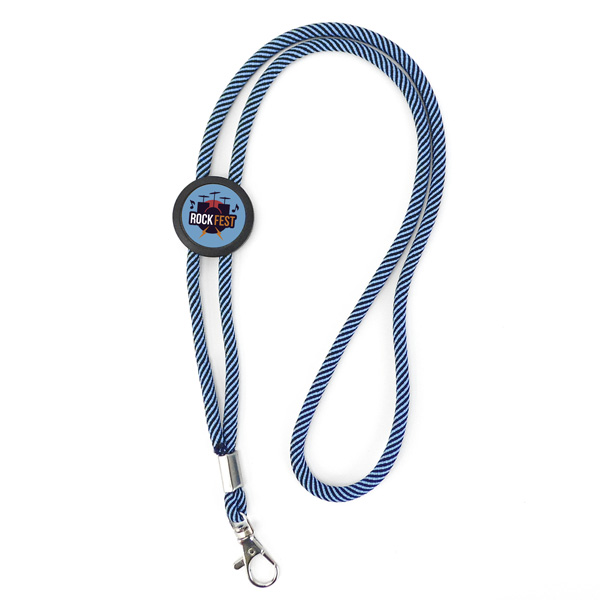 Fita de pescoo Azul