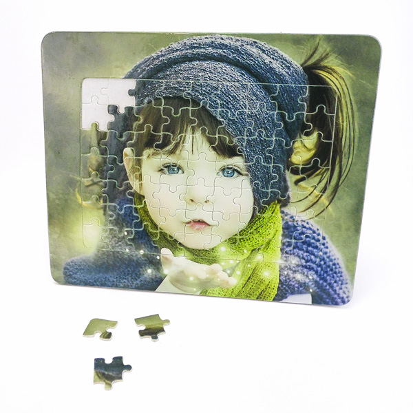 Puzzle carto c/ moldura rectangular e apoio, 63pcs