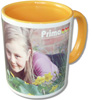 Caneca bicolor - Amarela - x3un