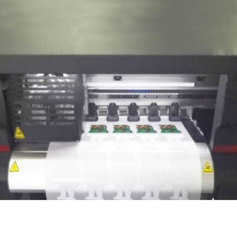 Área de impressão aquecida e com vários calcadores para uma impressão eficiente 
