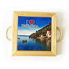 Base tacho Madeira c/ MDF 15x15cm