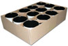 Caneca bicolor - preta - x12un