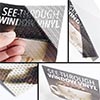 Impresso & Corte Vinil <br>micro-perfurado